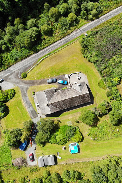 Plockton Parth Galen from the air